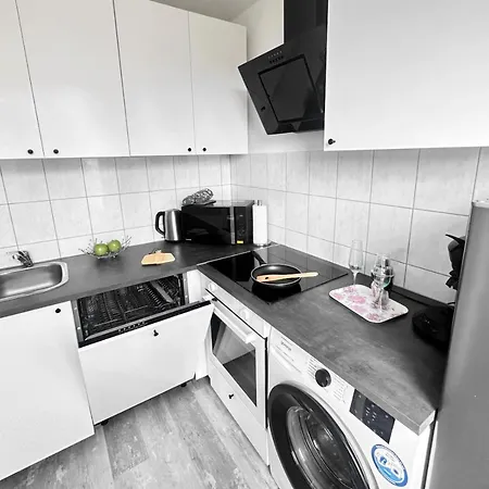 Vaz Essen, Kueche, Wlan, Tv, Netflix, Ca 15 Min Messe U Hbf Apartament